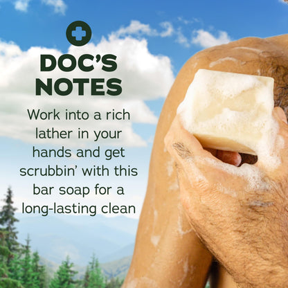 Dr. Squatch Natural Men’s Bar Soap - Cold Process Body Soap Bar with Natural Oils - Gifts for Men - Birchwood Breeze, Fresh Falls & Wood Barrel Bourbon (5 oz, 3-Pack) Dr. Squatch