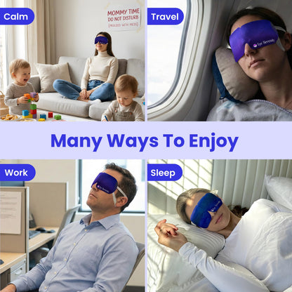 Steam Eye Mask, Self Heating Warm Compress for Dry Eyes I Heated Fast Relief for Stye, Puffy Sensitive Eyes, Moist Heat, Easter Basket Stuffers Lure Essentials