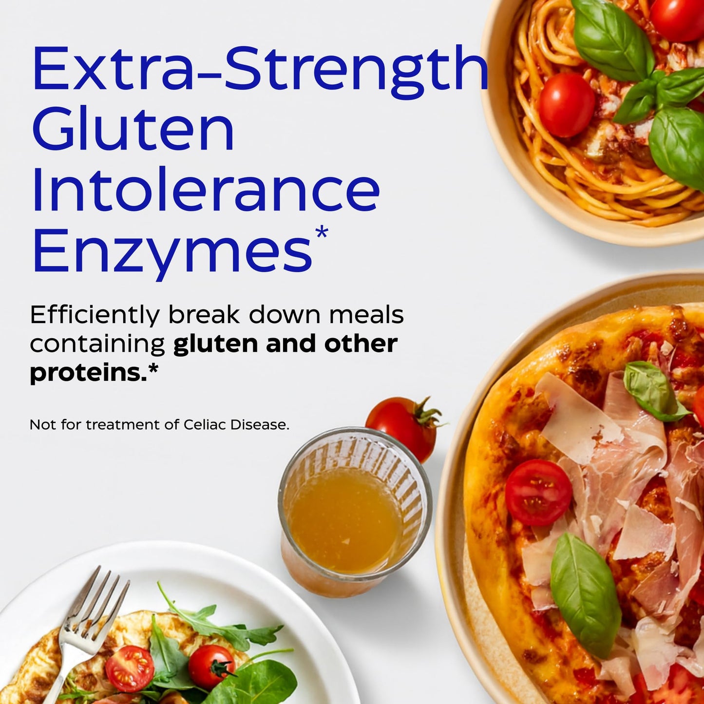Enzymedica - GlutenEase Extra Strength, Complete Gluten & Casein Formula with Digestive Enzymes + DPP-IV, 30 Capsules Enzymedica