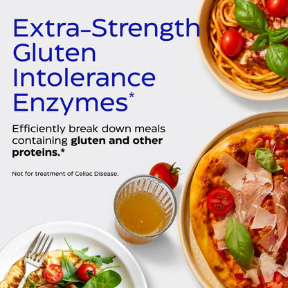 Enzymedica - GlutenEase Extra Strength, Complete Gluten & Casein Formula with Digestive Enzymes + DPP-IV, 30 Capsules Enzymedica