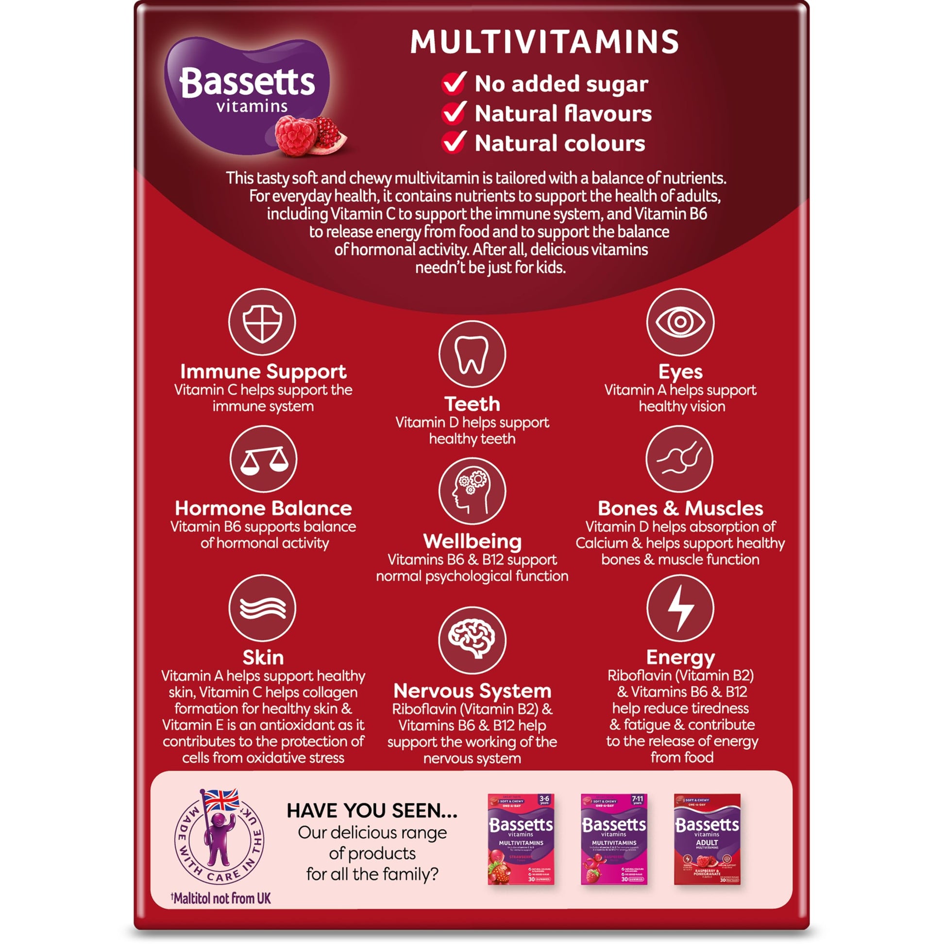Bassetts Vitamins Adults Multivitamins, 60 Pastilles Bassetts Vitamins buy australia supplements