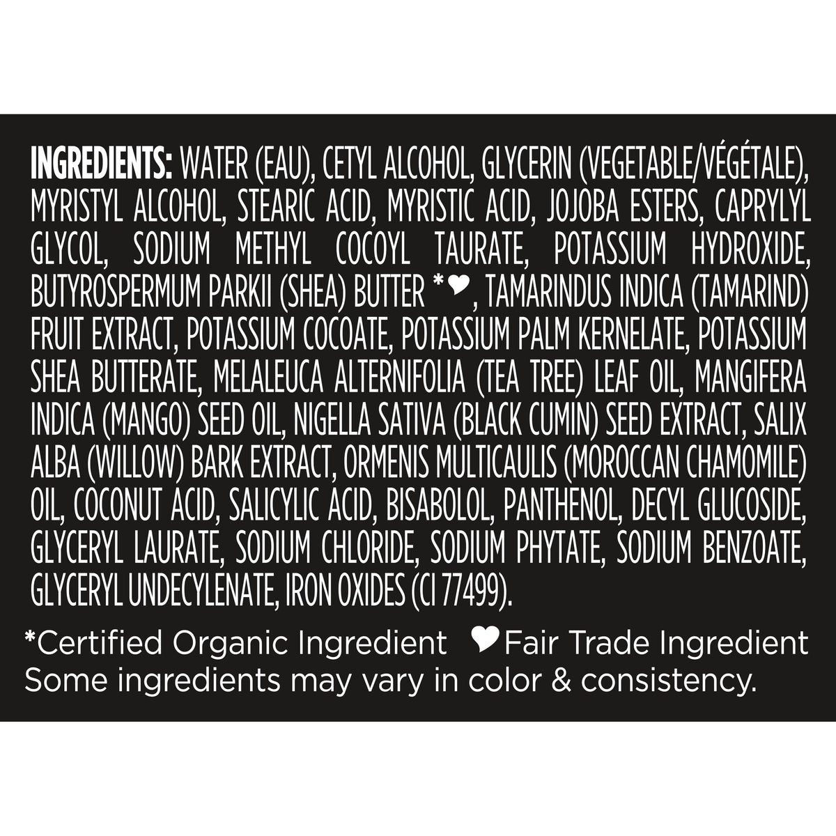 Sheamoisture Facial Wash and Scrub for Blemish Prone Skin African Black Soap to Clarify Skin 4 oz Shea Moisture