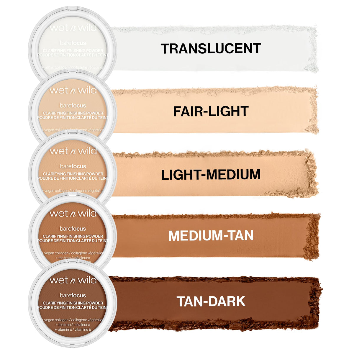 wet n wild Bare Focus Clarifying Finishing Powder | Matte | Pressed Setting Powder Light-Medium wet n wild