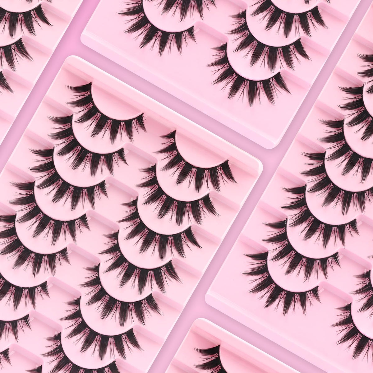 Ahrikiss Lashes Manga Lashes Spiky Anime False Eyelashes (Doll) Ahrikiss