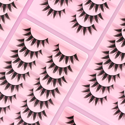 Ahrikiss Lashes Manga Lashes Spiky Anime False Eyelashes (Doll) Ahrikiss
