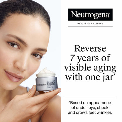Neutrogena Rapid Wrinkle Repair, Retinol Face Moisturizer, Daily Anti-Aging Neck & Face Cream with Hyaluronic Acid, Retinol Cream Neutrogena