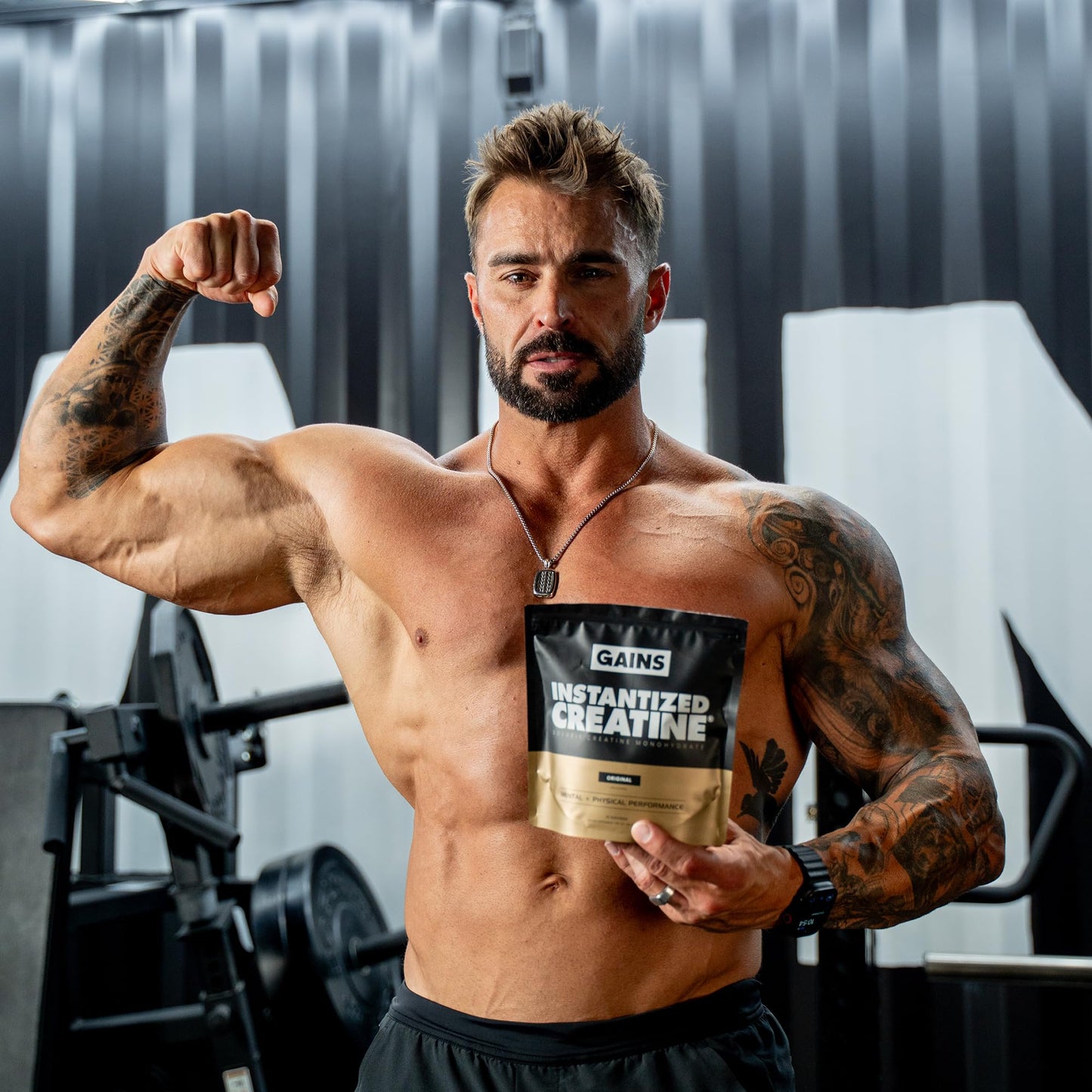 Gains in Bulk Instantized Creatine Monohydrate for Men & Women, Soluble Creatine Powder, Supports Muscle Building, Strength and Performance GAINS IN BULK GAINSINBULK.COM