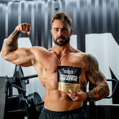 Gains in Bulk Instantized Creatine Monohydrate for Men & Women, Soluble Creatine Powder, Supports Muscle Building, Strength and Performance GAINS IN BULK GAINSINBULK.COM