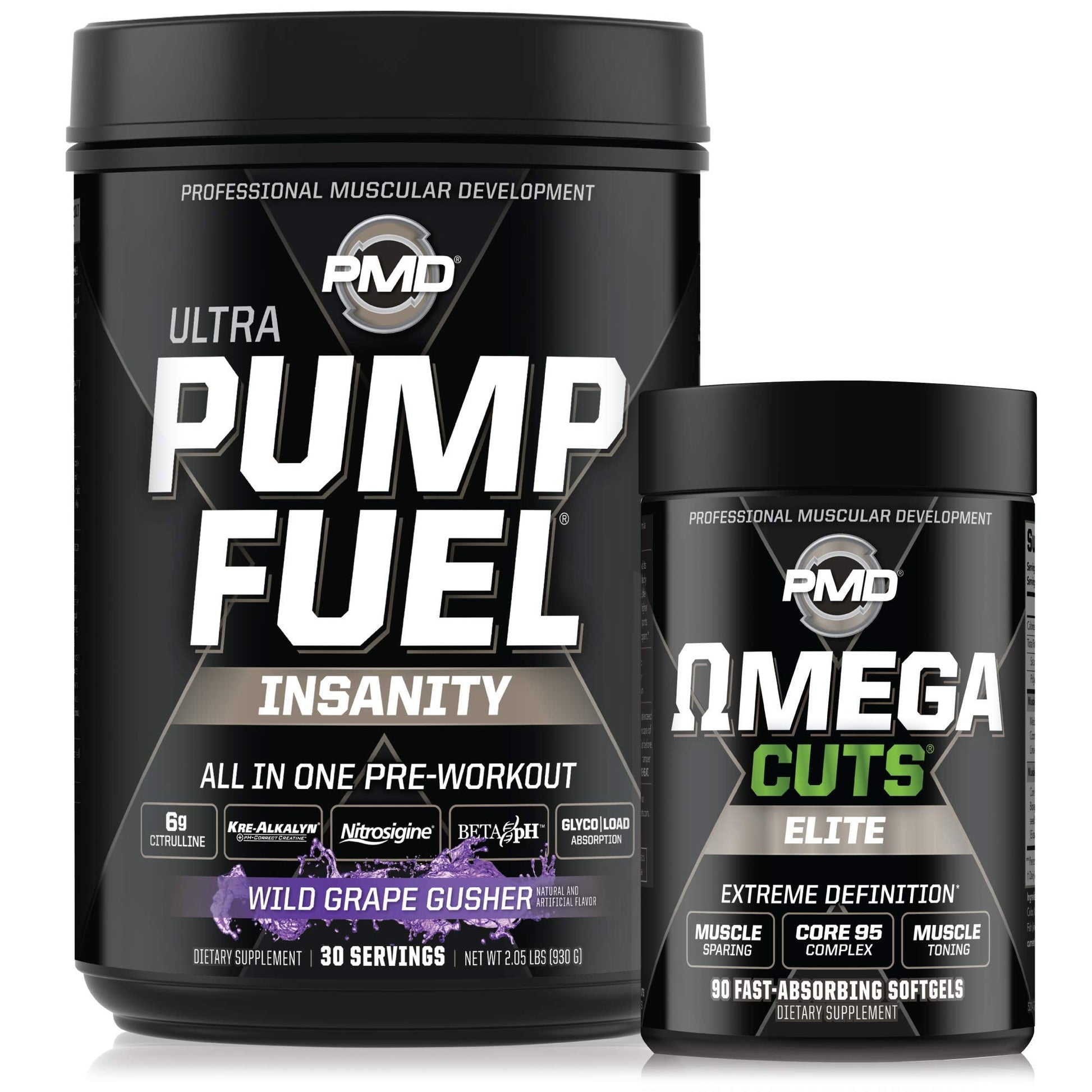 PMD Sports Ultra Pump Fuel Insanity - Pre Workout - Grape Gusher (30 Servings) PMD buy australia supplements