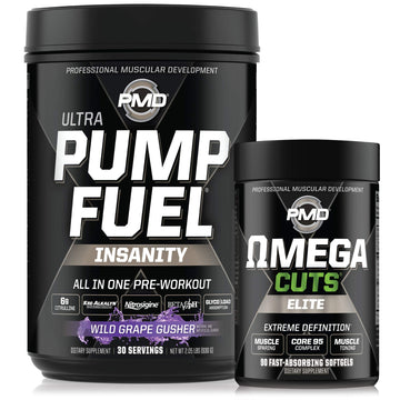 PMD Sports Ultra Pump Fuel Insanity - Pre Workout - Grape Gusher (30 Servings) PMD buy australia supplements