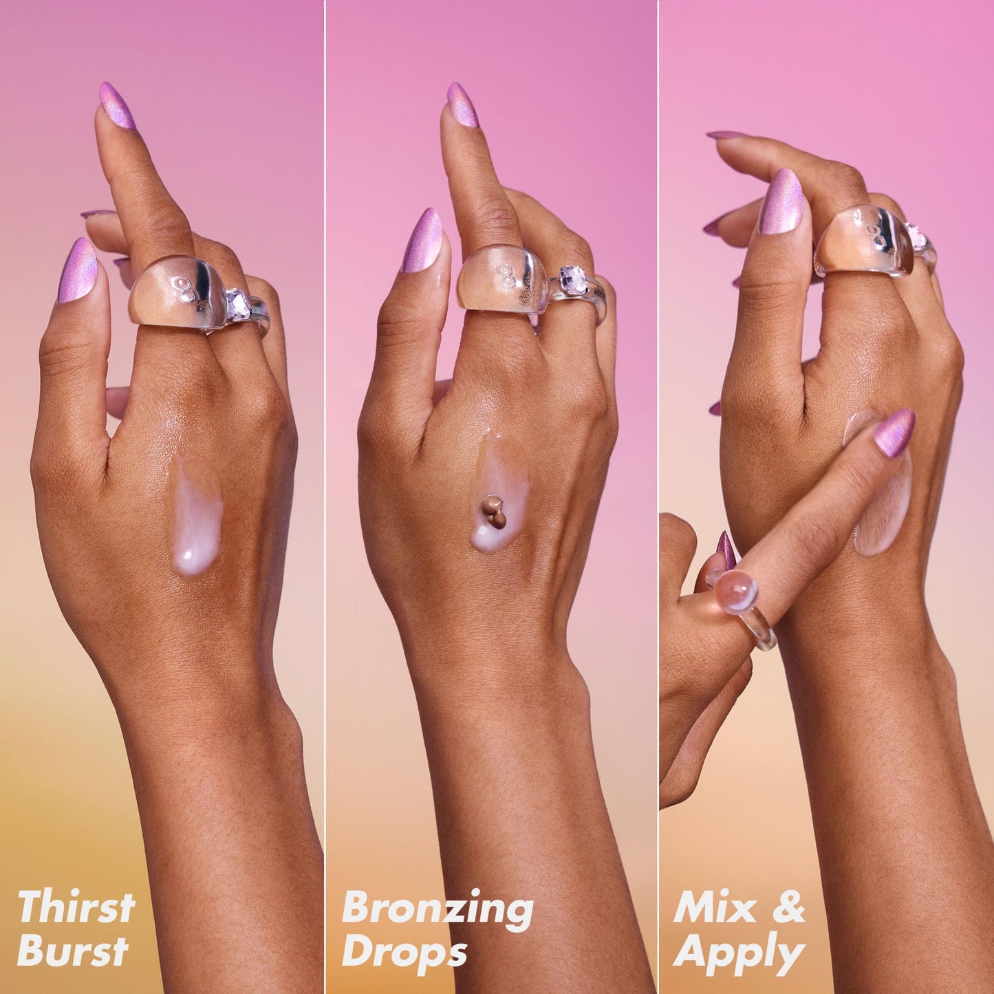 e.l.f. SKIN The Hottest Drops Duo, Holy Hydration! Thirst Burst & Bronzing Skincare Set, For A Dewy, Sun-Kissed Look, Vegan & Cruelty-Free