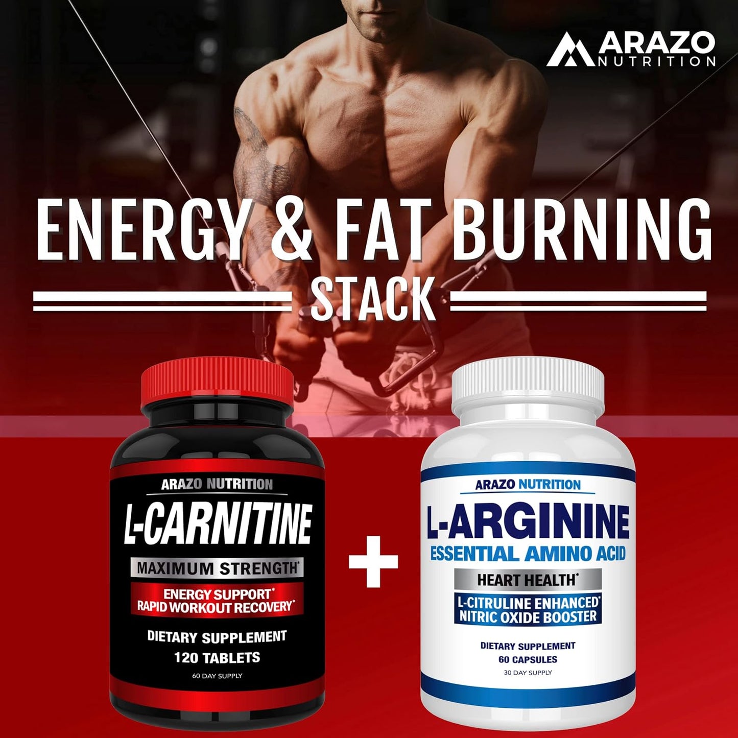 Super Strength L-Carnitine 1000mg Servings Plus Calcium for Boosted Metabolism and Improved Muscle Gain - Arazo Nutrition Gsupps Australia