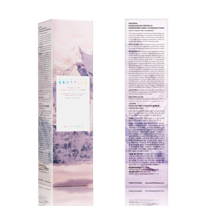 SKIN1004 Poremizing Deep Cleansing Foam, 4.23 fl.oz, 125ml, Makeup Remover, Korean Face Cleanser with Himalayan Pink Salt SKIN1004