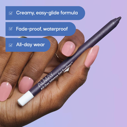 Almay All-Day Intense Gel Eyeliner, 130 Pure Plum, 0.045 oz Almay