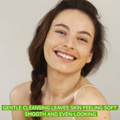 Aveeno Clear Complexion Foaming Oil-Free Facial Cleanser with Soy Extract & 0.5% Salicylic Acid, Acne Treatment Face Aveeno