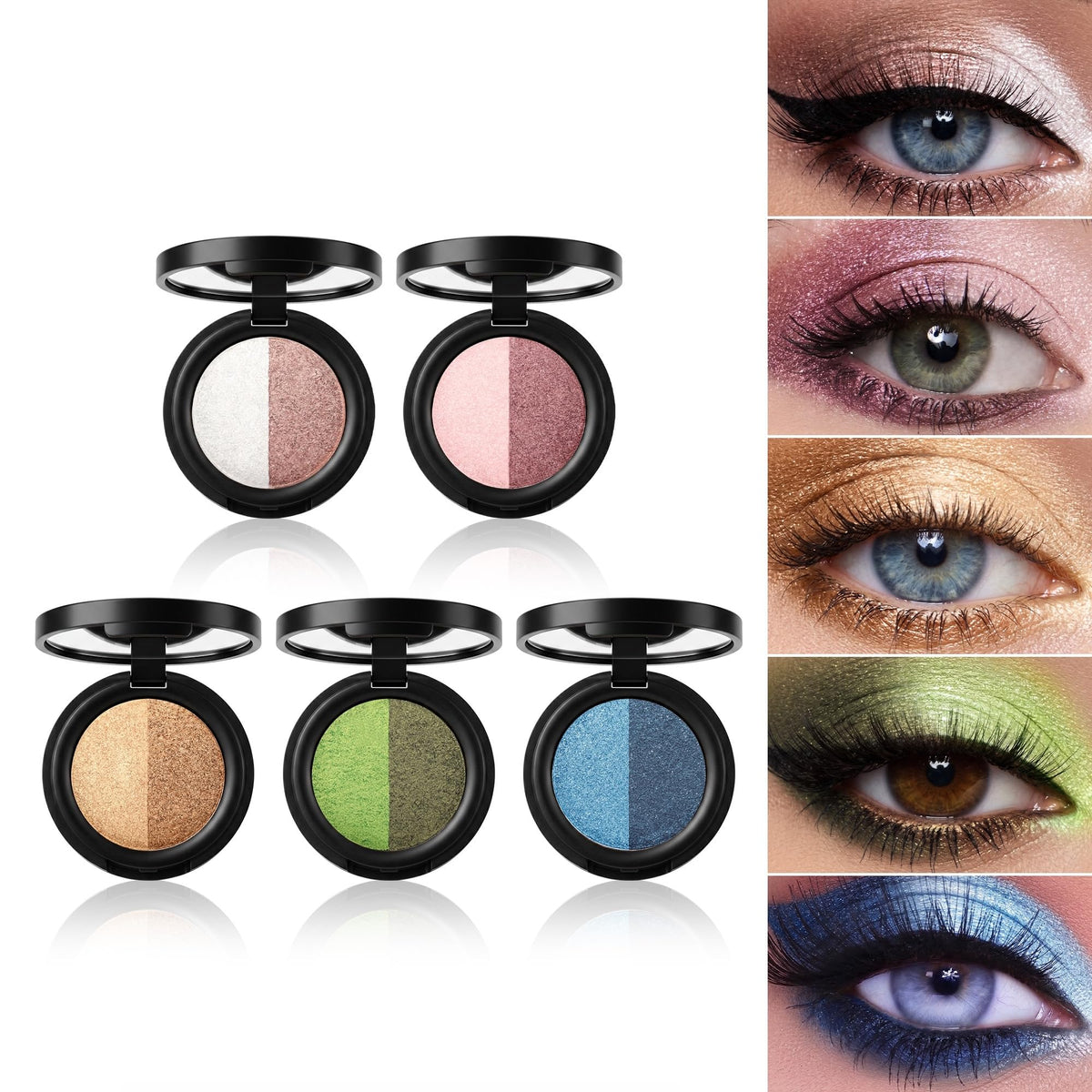 SAUBZEAN Eyeshadow Makeup, Long Lasting Waterproof Shimmer, Rose Gold SAUBZEAN