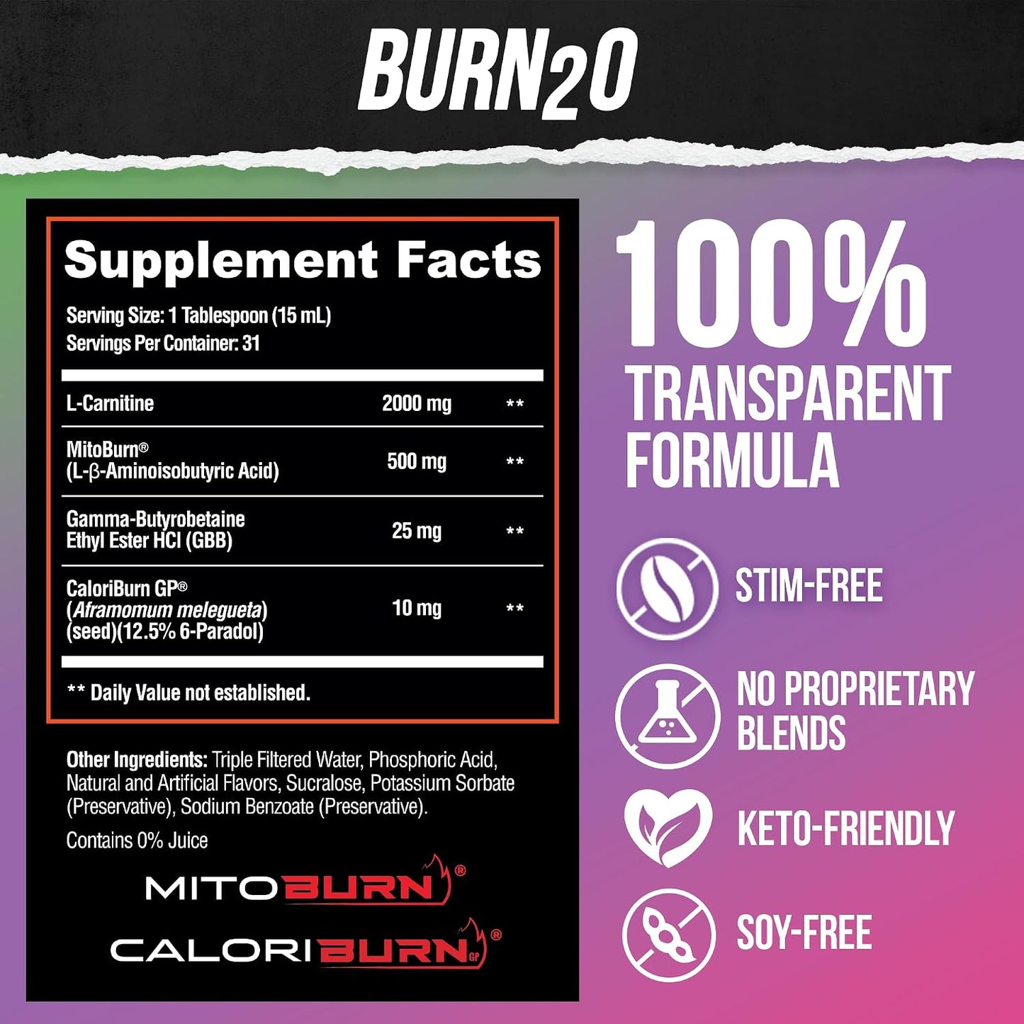 ALPHA LION Stubborn Fat Loss Stack – Superhuman Burn Pre Workout + Burn2O Liquid L-Carnitine 2000mg (Grapezilla) Non-Stim Thermogenic – Day & Night Metabolism Booster & Energy Stack for Men and Women