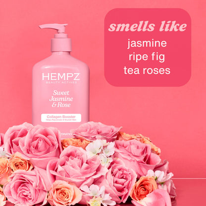 Hempz Sweet Jasmine & Rose Moisturizing Body Lotion - 17 Fl Oz Hempz