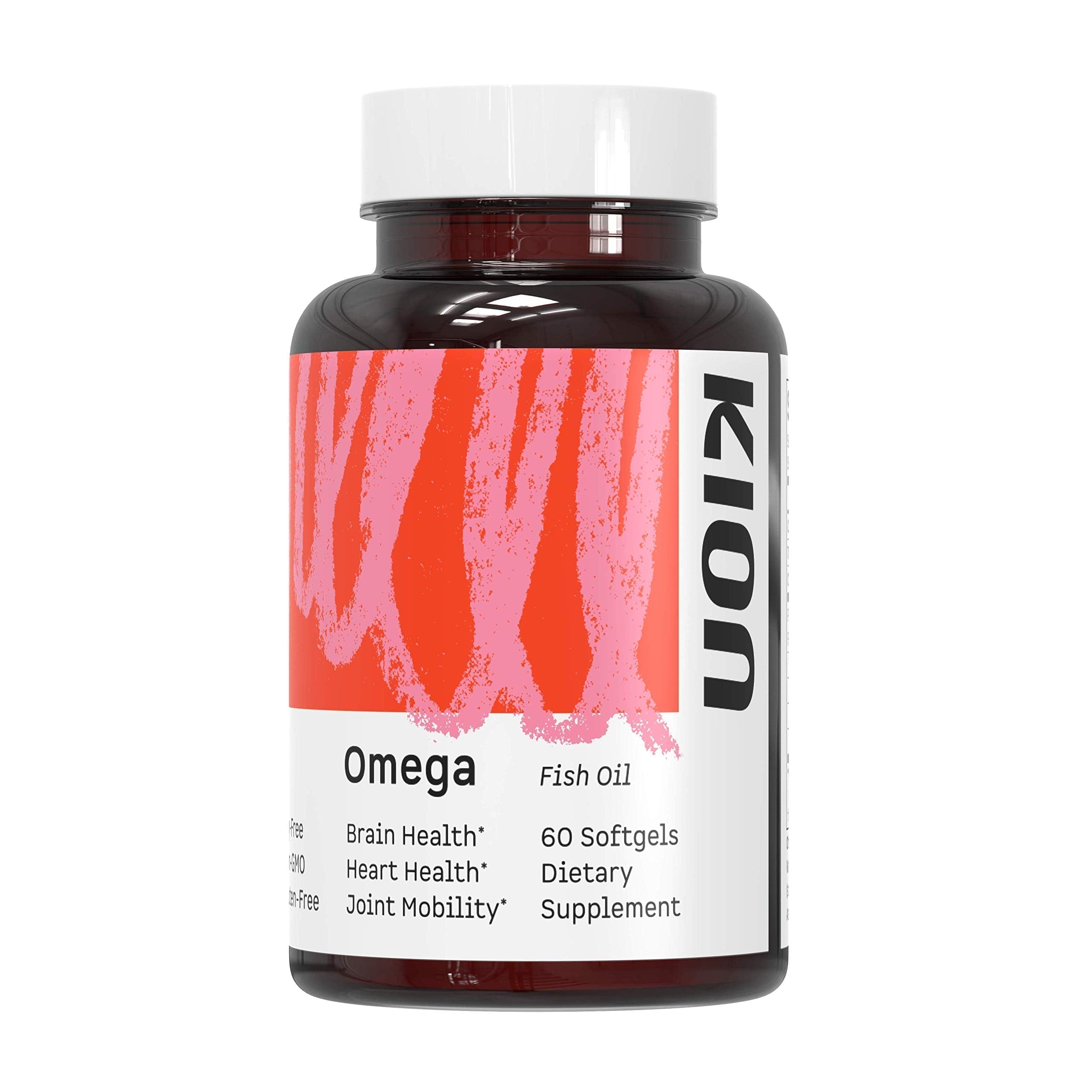 Kion Omega - Omega 3 Fatty Acid Supplements - DHA Supplements - Mini Fish Oil Softgels - Omega 3 DHA EPA Fish Oil Pills - Fish Oil 1,000 mg - 30 Servings Kion buy australia supplements