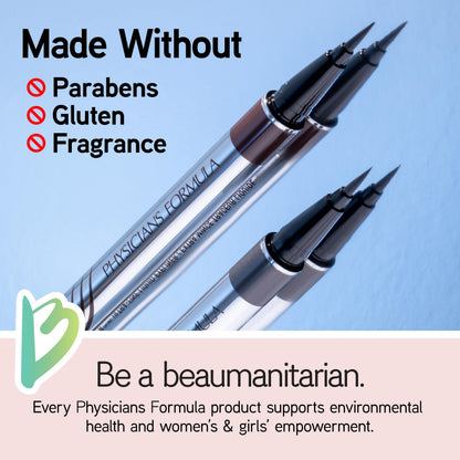 Physicians Formula Eye Booster, Lash-Enhancing 2-in-1 Eyeliner Serum, Dermatologist Approved, Hypoallergenic, Cruelty-Free & Vegan - Deep Brown Physicians Formula
