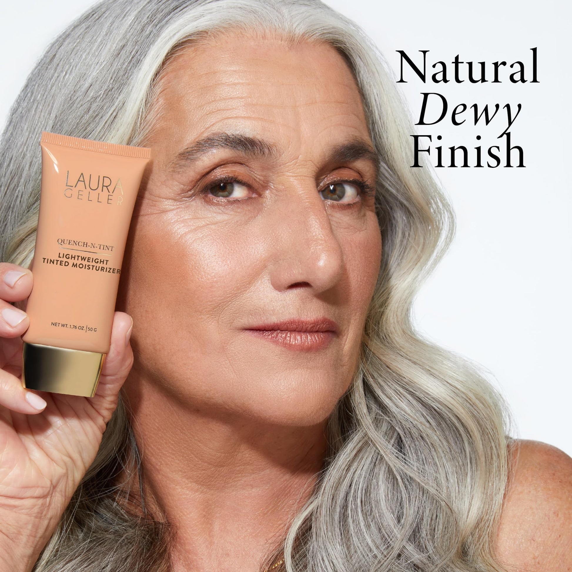 LAURA GELLER NEW YORK Quench-n-Tint Tinted Moisturizer - Sheer to Light Buildable Coverage - Natural Glow Finish - Lightweight Formula LAURA GELLER NEW YORK