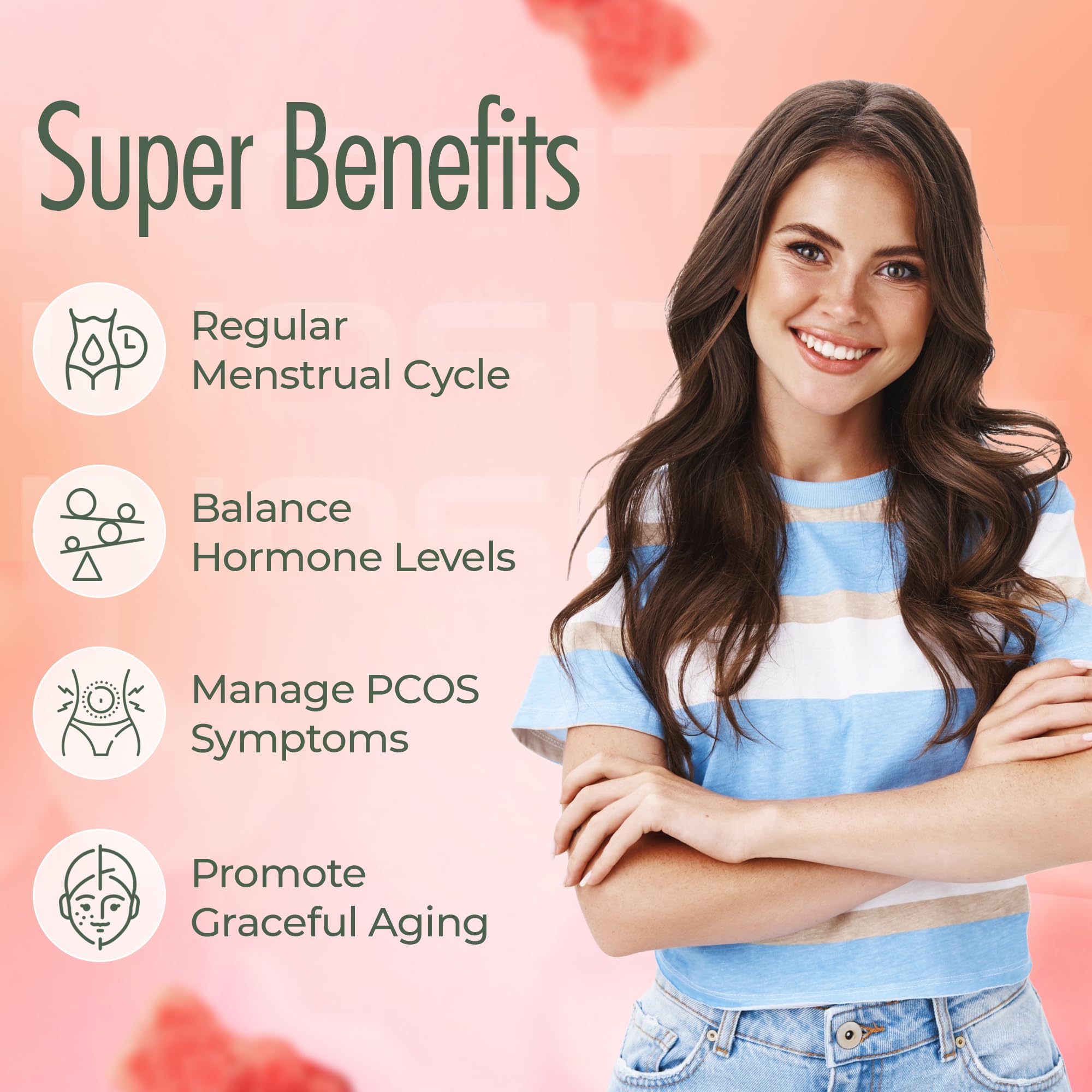 OMNICOAST GOODS, OCG Myo-Inositol & D-Chiro Inositol Gummies with Ashwagandha | PCOS Support | Ovulation & Mood Support, 40:1 Ratio Inositol for Hormone Balance, Sugar-Free, Non-GMO (60 Gummies) OMNICOAST GOODS, OCG buy australia supplements