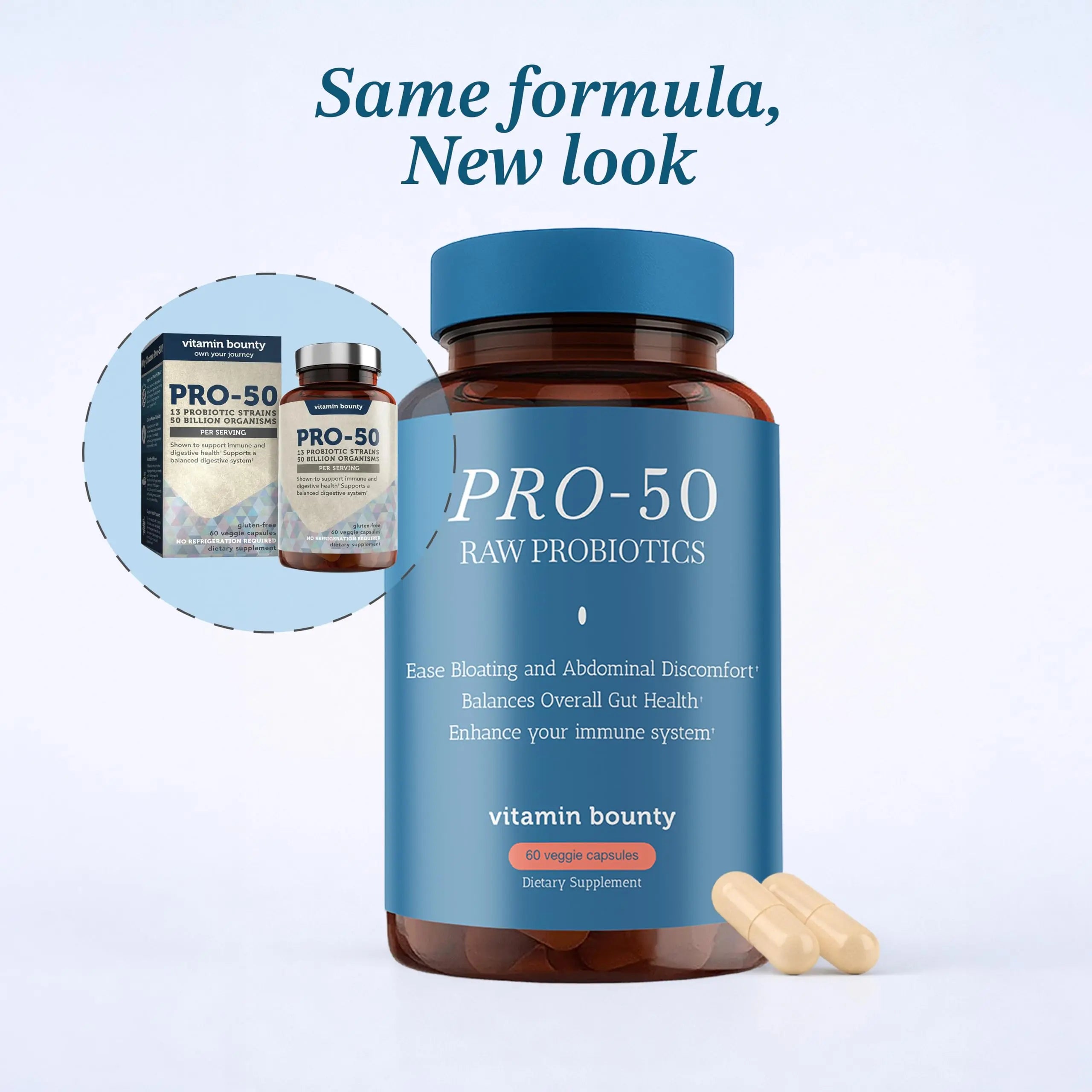 Vitamin Bounty Pro-50 Probiotics 50 Billion CFU for Women & Men - 13 Multi Strain Probiotic + Prebiotic - Digestive Health Supplements for Gut Health Support - Delayed Release Capsules for Men & Women Vitamin Bounty buy australia supplements