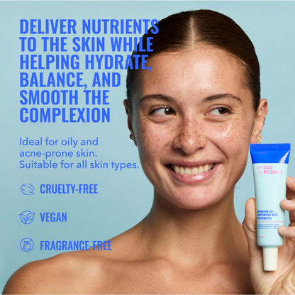 Good Molecules Hydrating Gel Moisturizer – Lightweight Water-Based Gel, Fast-Absorbing Oil-Free Moisturizer for Oily Good Molecules