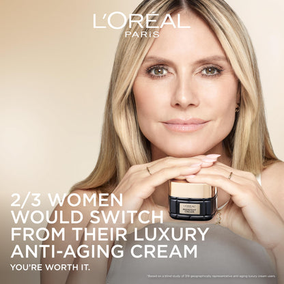 L'Oreal Paris Age Perfect Anti-Aging Midnight Cream, Face Moisturizer to Reduce Wrinkles and Firm Skin, 1.7oz + Serum Sample L'Oreal Paris