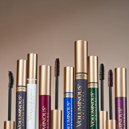 L'Oreal Paris Makeup Voluminous Original Curved Brush Mascara, Black, 0.28 Fl Oz L'Oreal Paris