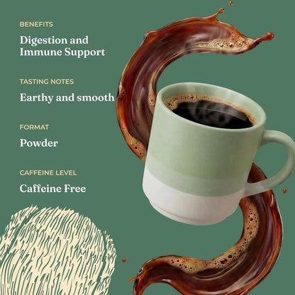 Four Sigmatic Gut Health Mushroom Blend | Organic Mushroom Powder Complex with Turkey Tail, Lion’s Mane, Cordyceps, Chaga, Probiotics and More Four Sigmatic
