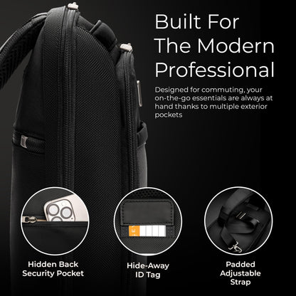 Briggs & Riley Medium Cargo Backpack for Women & Men - Laptop Backpack, For Work & Travel, Lightweight & Durable, Padded Straps, Fits up to 15" Laptop - @work Collection, Black Gsupps Australia