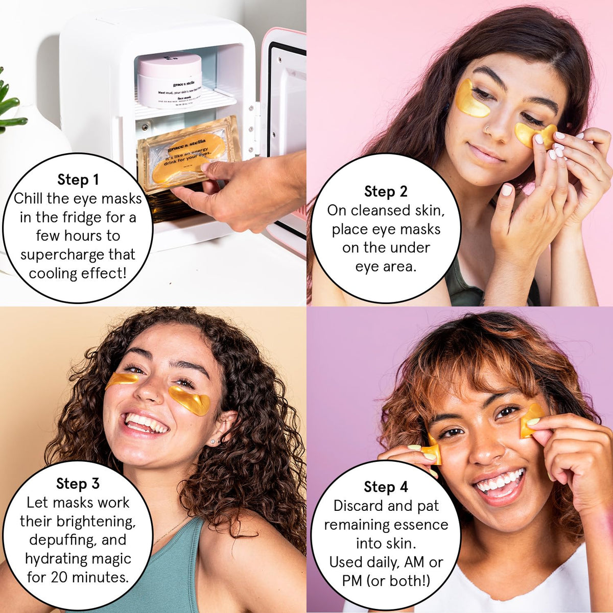 grace & stella Under Eye Patches Eye Masks for Puffy Eyes and Dark Circles grace & stella