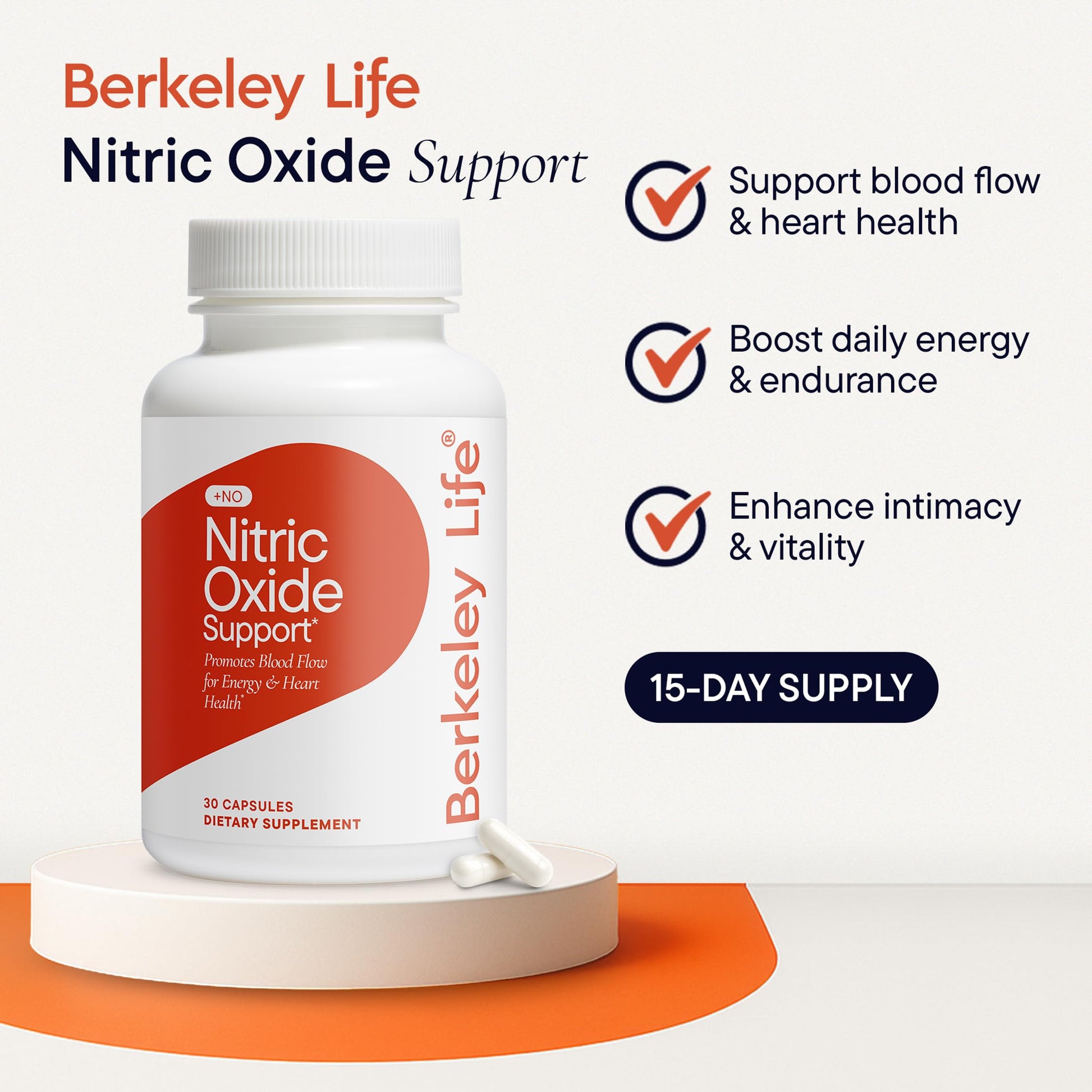 Berkeley Life Nitric Oxide Support Supplement - Nitric Oxide Booster for Men & Women - Blood Flow & Circulation with Beet Root Powder to Support Energy, Berkeley Life buy australia supplements