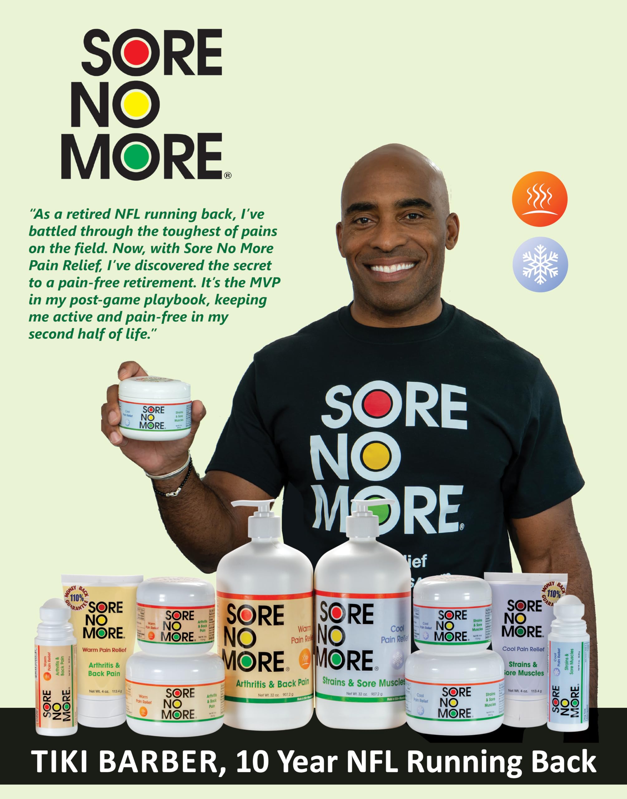 Sore No More Warm Arthritis Pain Relief Cream – Targeted Reliever for Back, Neck, Hands & Feet – Soothing & Fast-Acting Formula for Aches and Pains – Non-Greasy with Orange Aroma – 8 oz Sore No More buy australia supplements