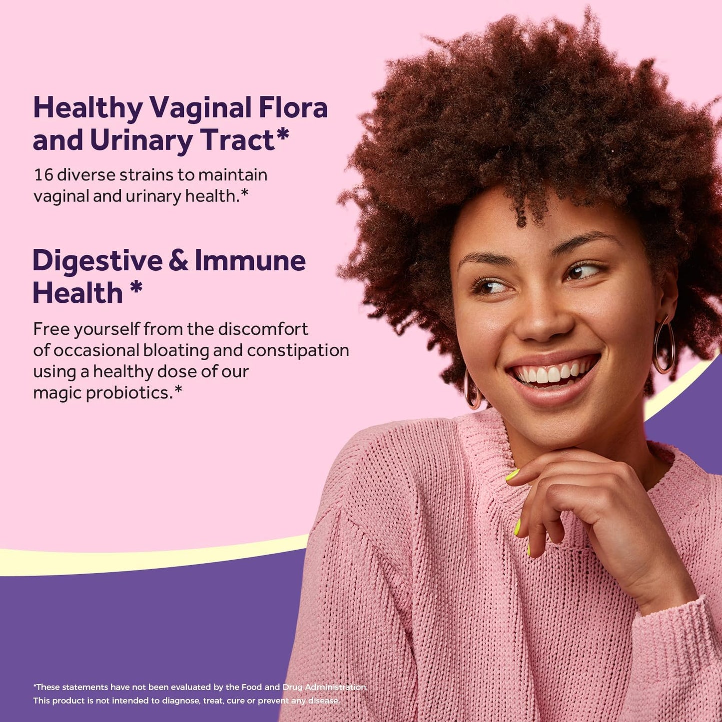 Doctor's Recipes Women's Probiotic, 60 Caps 50 Billion CFU 16 Strains, with Organic Cranberry, Digestive Immune Vaginal & Urinary Health, Shelf Stable Doctor's Recipes