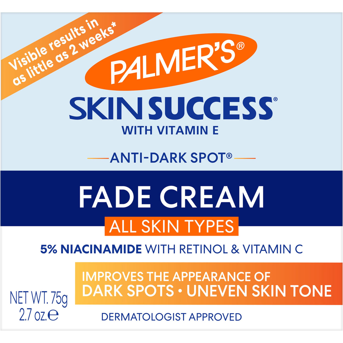 Palmer's Anti Dark Spot Face Cream with Vitamin E & Niacinamide (2.7 Oz) Palmer's