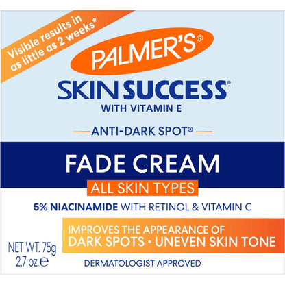 Palmer's Anti Dark Spot Face Cream with Vitamin E & Niacinamide (2.7 Oz) Palmer's