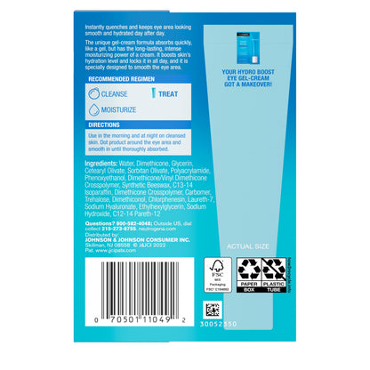 Neutrogena Hydro Boost Under Eye Cream, Fragrance Free, 0.5 oz Neutrogena