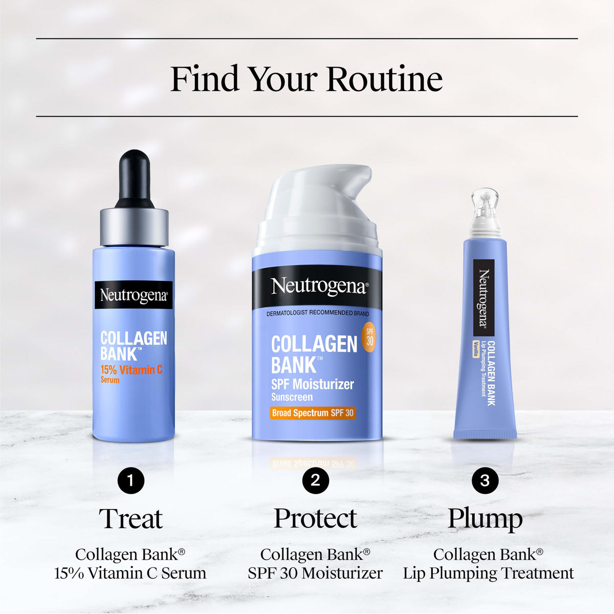 Neutrogena Collagen Bank 15%, Vitamin C Face Serum, 0.5 fl. oz Neutrogena