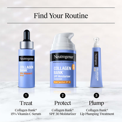 Neutrogena Collagen Bank 15%, Vitamin C Face Serum, 0.5 fl. oz Neutrogena