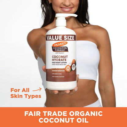 Palmer's Coconut Oil Formula Body Lotion for Dry Skin, Hand & Body Moisturizer with Green Coffee Extract & Vitamin E Palmer's