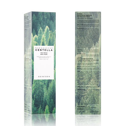 SKIN1004 Tea-Trica BHA Foam, Makeup Remover with Centella Asiatica & Tea Tree, Korean Face Cleanser for Oil & Sebum Balance, Cleansing Foam for Clearing Impurities, Korean Skin Care, 4.22 fl.oz /125ml SKIN1004