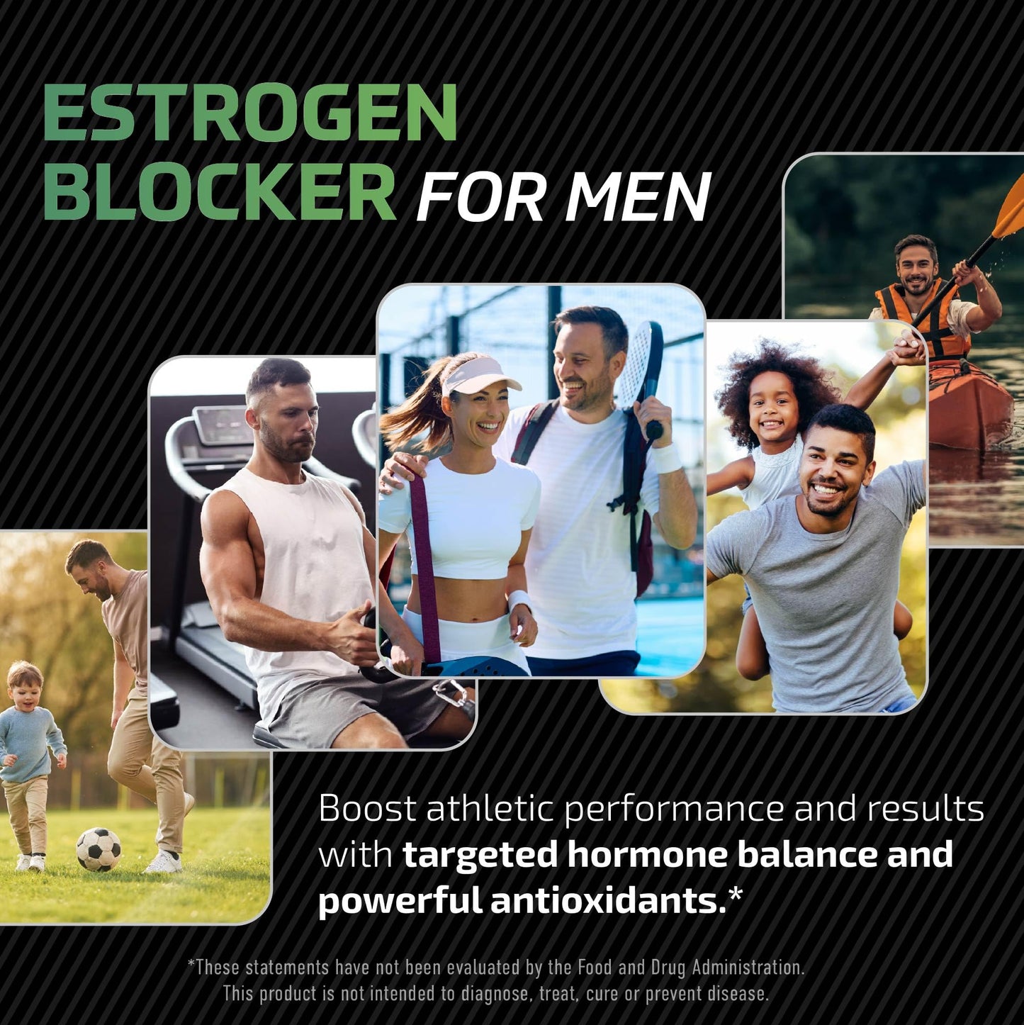 DIM Supplement for Men 300mg | Estrogen Blocker & Aromatase Inhibitor | Extra Strength Men’s Hormone Balance & Fitness Booster with Diindolylmethane Plus CDG SMNutrition