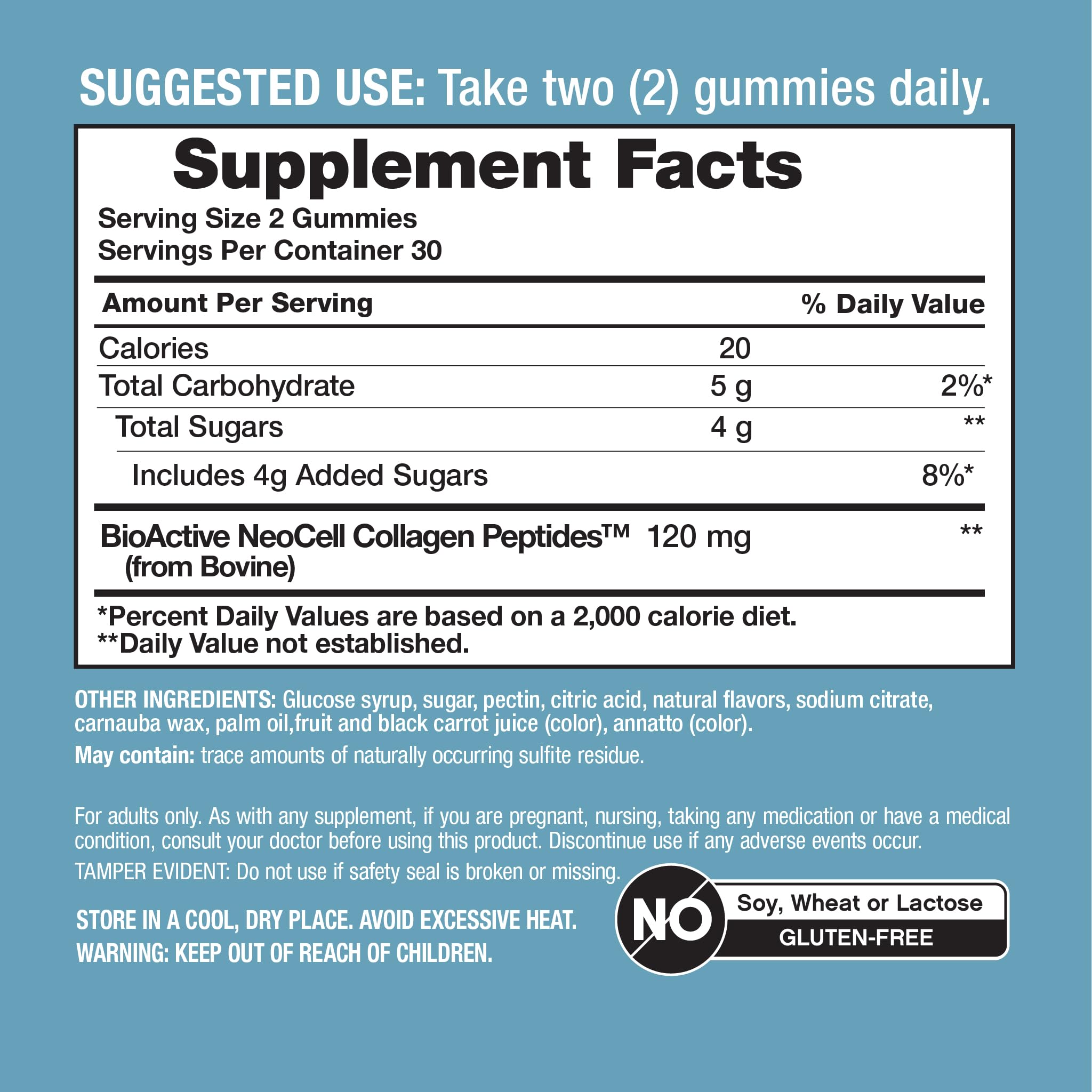 NeoCell Collagen Peptides Gummies | 60 Count | Types I & III | Advanced Formula Supplement | for Women and Men NeoCell buy australia supplements