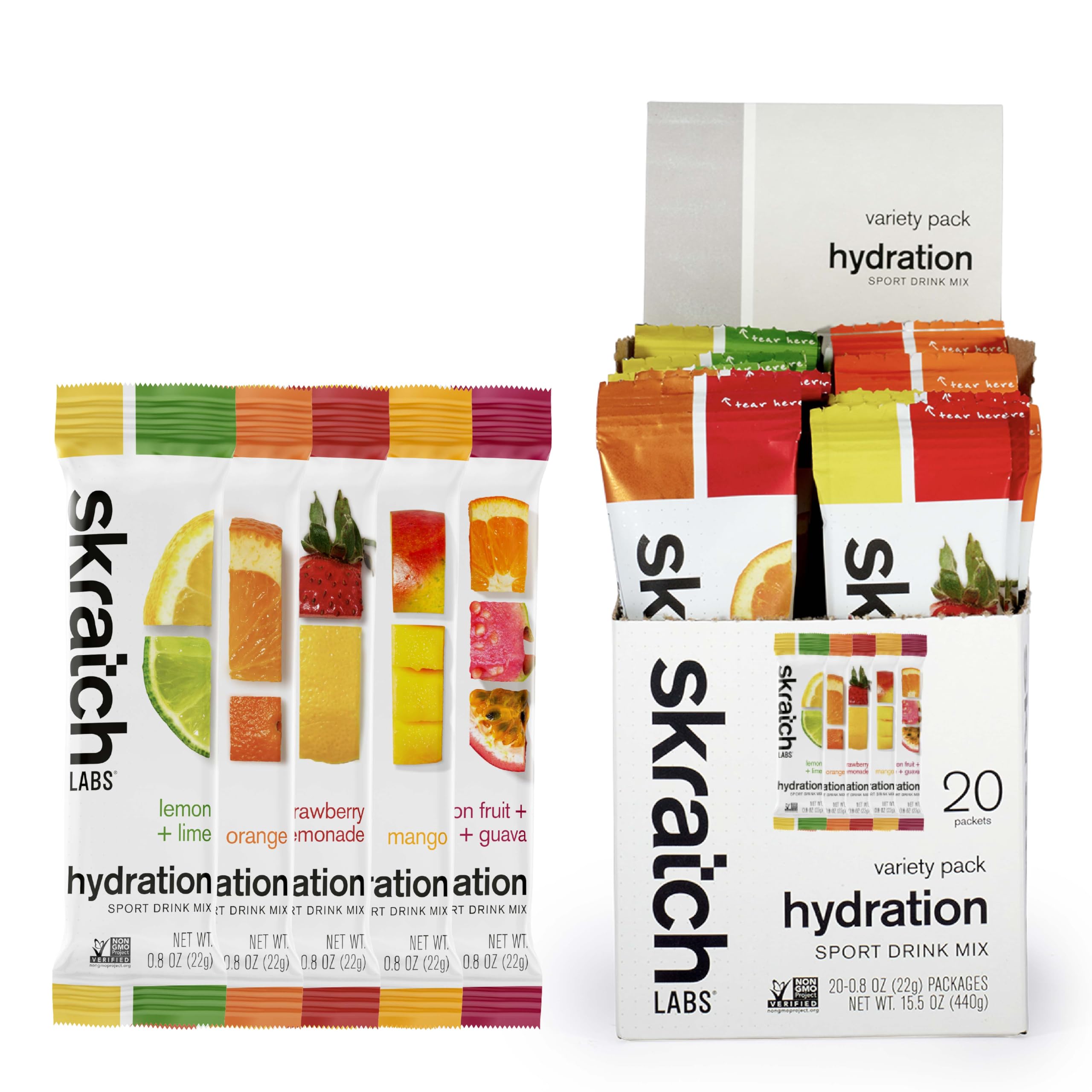 Skratch Labs Hydration Packets - Hydration Drink Mix, Variety Pack (20 Single Serving Packets) - Electrolyte Powder Developed for Athletes and Sports Performance, Skratch Labs buy australia supplements