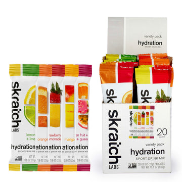 Skratch Labs Hydration Packets - Hydration Drink Mix, Variety Pack (20 Single Serving Packets) - Electrolyte Powder Developed for Athletes and Sports Performance, Skratch Labs buy australia supplements