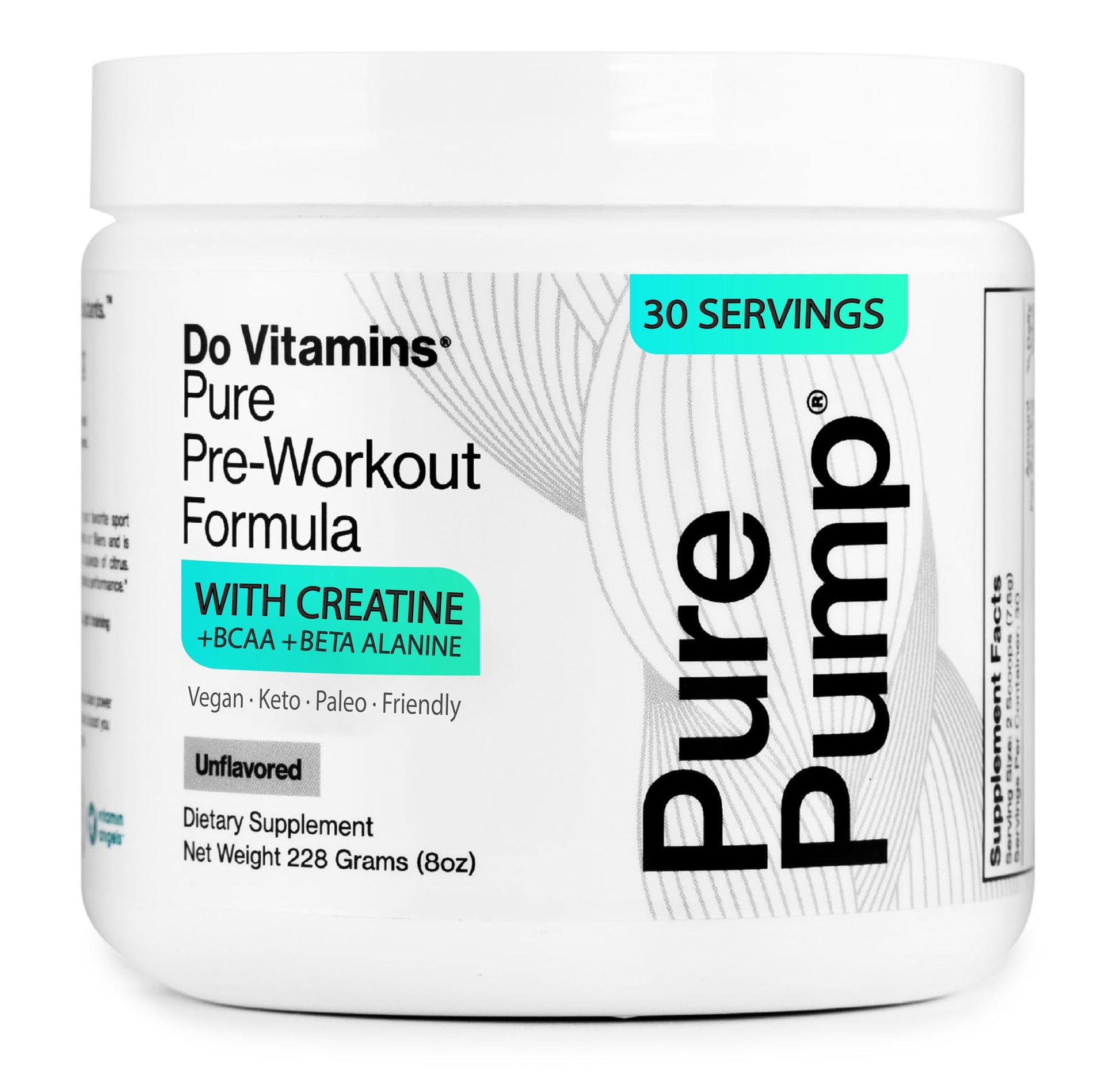 Do Vitamins PurePump Clean Pre Workout Powder for Men & Women - Preworkout with Creatine BCAA - Clean Energy Pre-Workout - All Actives. Zero fillers. Do Vitamins buy australia supplements