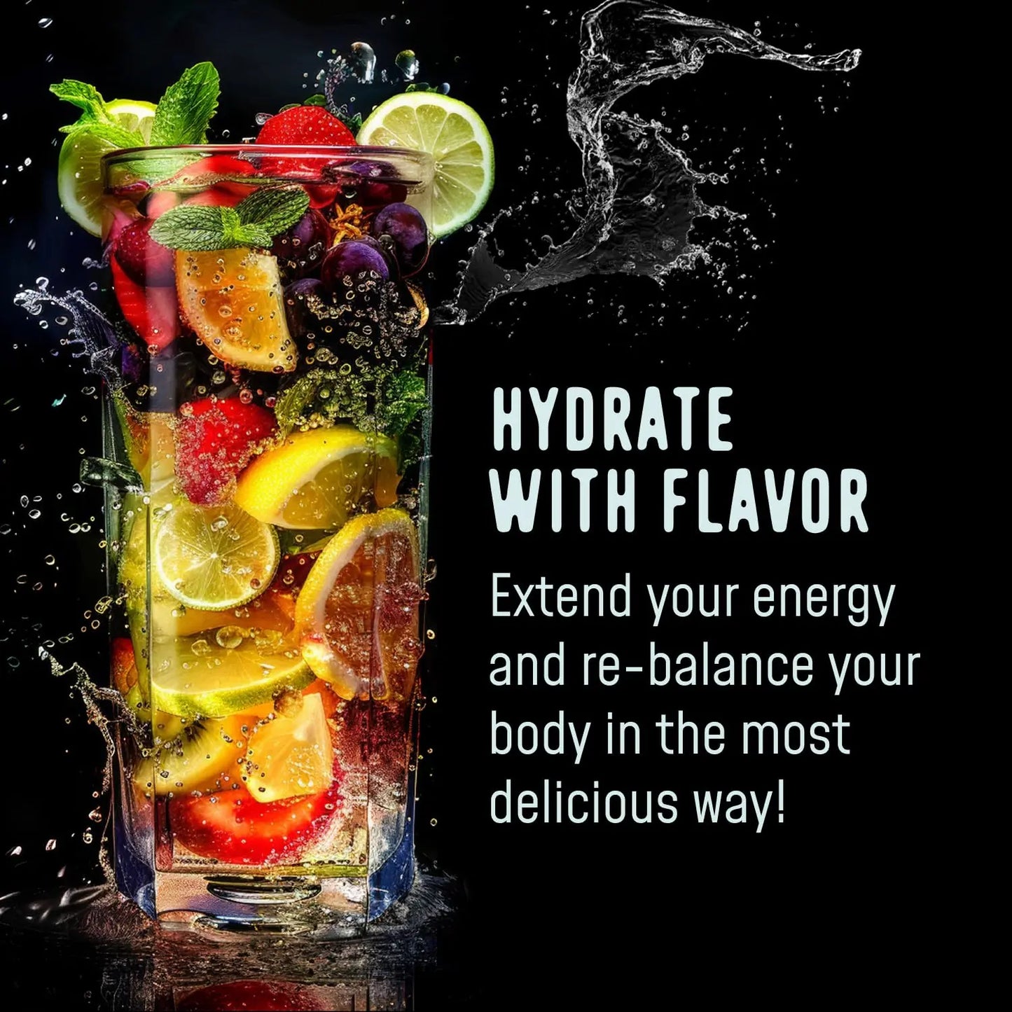 FlavCity Electrolytes Powder Packets - 28 Hydration Packets, Variety Pack - No Added Sugar - Hydration Powder with Real Fruit & Unrefined Sea Salt FlavCity