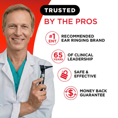 Lipo Flavonoid Ear Ringing - Doctor-Recommended for Ringing Ears – Clinically Proven Lemon Bioflavonoid Complex with Vitamins C, B1, B2, B6, B12, Lipo-Flavonoid